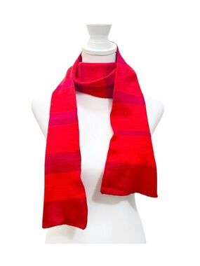 Xhilaration Red Pink Winter acrylic Scarf